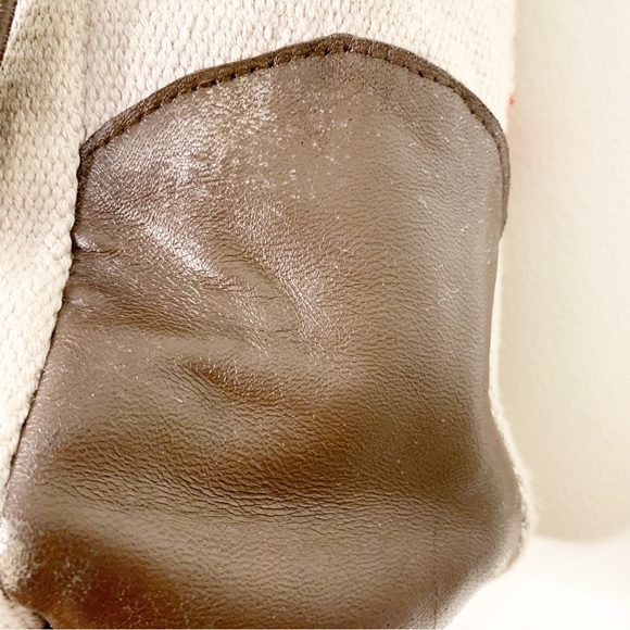 Noonday Collection Southwestern Embroidered Cotton Leather Trim Weekende… - Picture 5 of 9